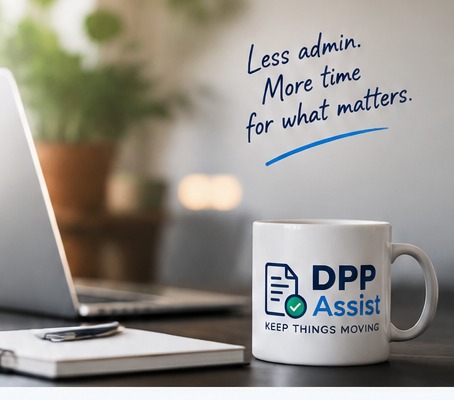 DPP Assist workspace with laptop and desk
